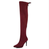 Slim and Sexy Faux Suede Boots- All Colors