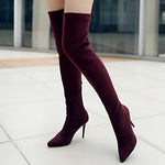 Pointed Toe Thigh Highs